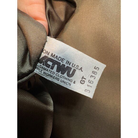 Bill Blass Mens Old Money Wool Blazer Suit Jacket Navy Blue Gold Button - Picture 4 of 13